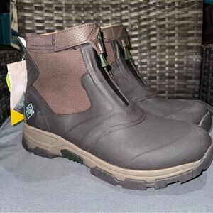 Muck Boot Men's Apex Mid-Zip Boots Brown Size 10 11 12 14 NEW